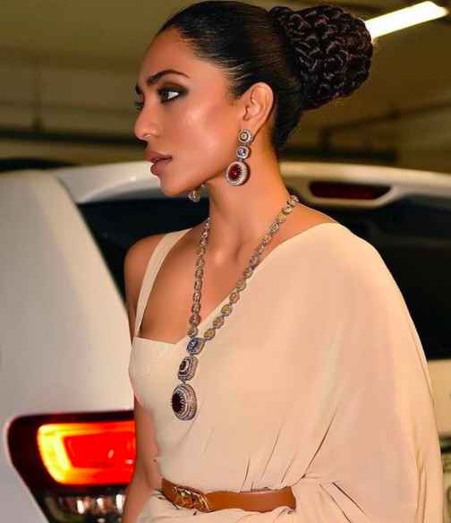 a swept-back, braided updo looks classy! - 1