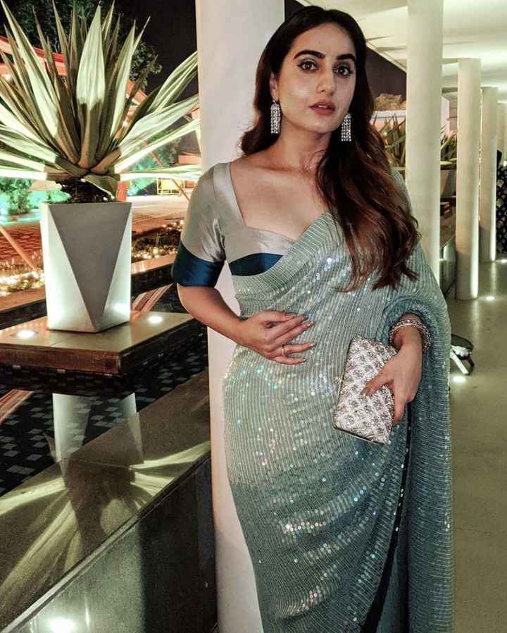 This ombre sequin saree looks so beautiful! - 1