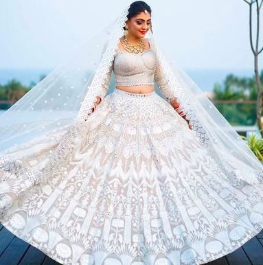 Have you girls ever opted for a white lehenga? 1