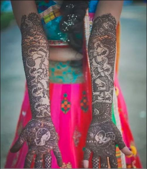 Jeeees!!! Just look at this mehendi design man!! Looks fantastic!!! - 1