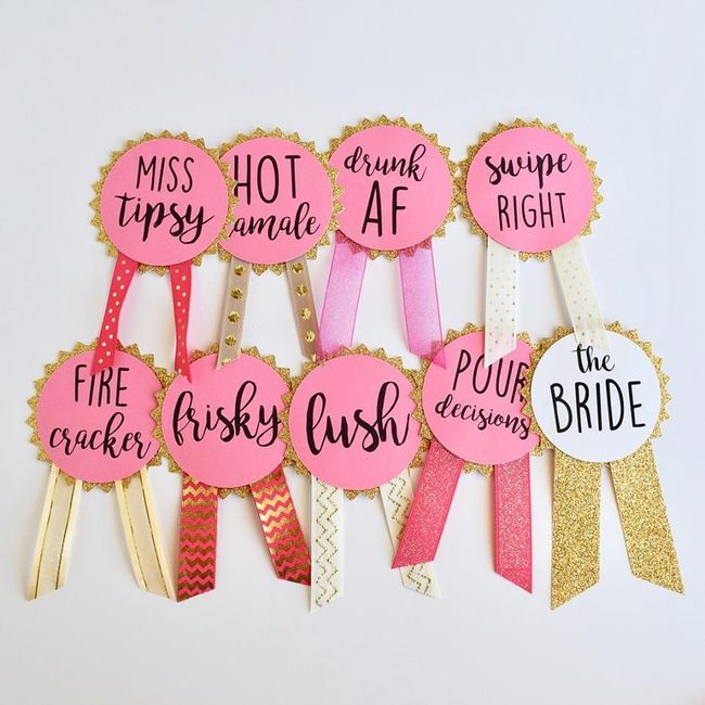 Tags for your bachelorette party! 1