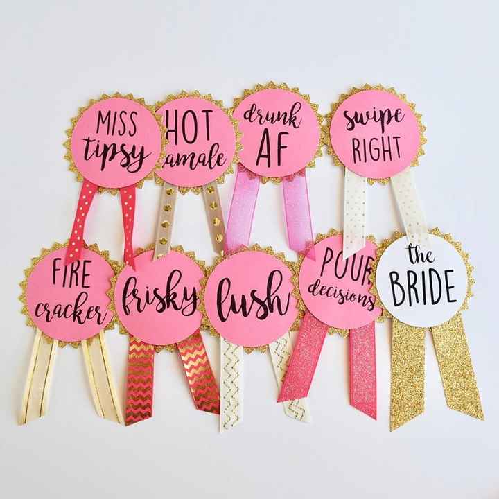 Tags for your bachelorette party! - 1