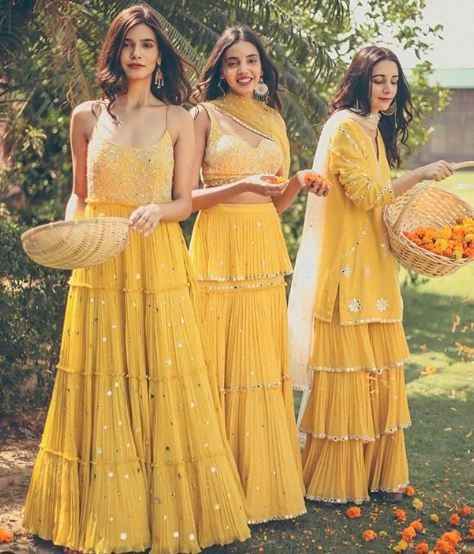 3 variations for your haldi outfit! - 1