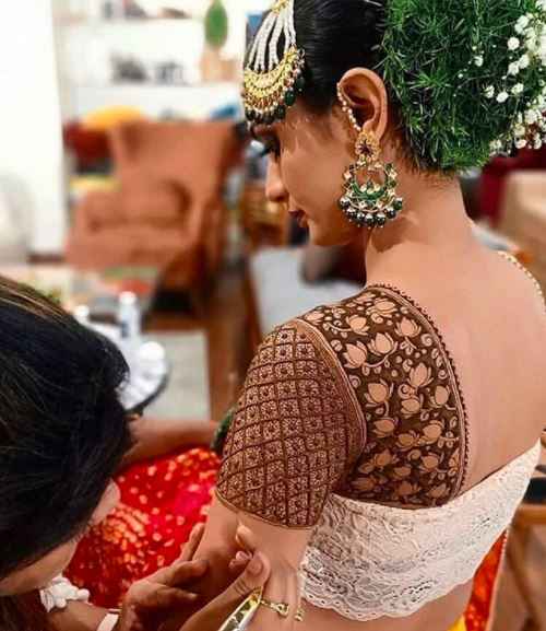 Blouse design inspired henna - 1