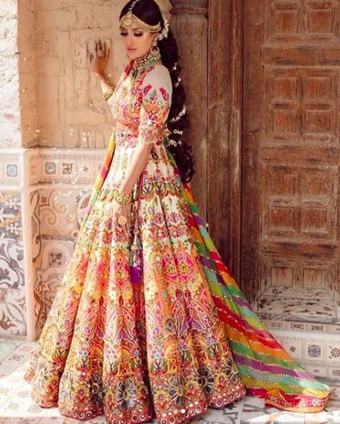 What a Gorgeous Colourful Lehenga is it!! - 1