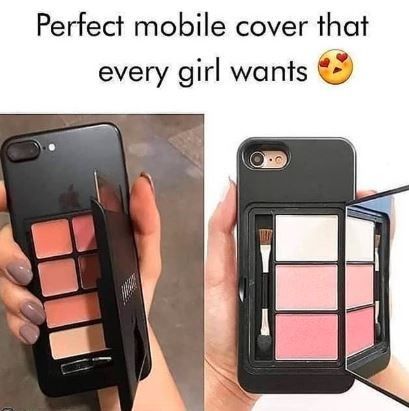 Perfect mobile cover that every girl should own🤣👌🏻🙌🏻 1