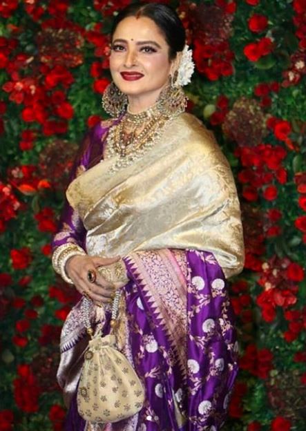Wedding saree inspiration from Rekha's evergreen saree looks? 1