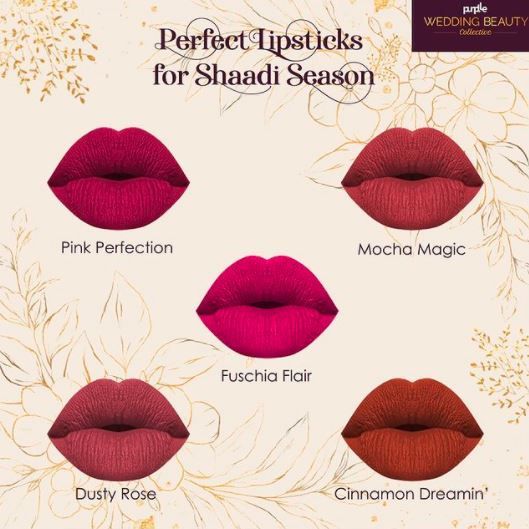 Perfect lip shades for shaadi season! 1