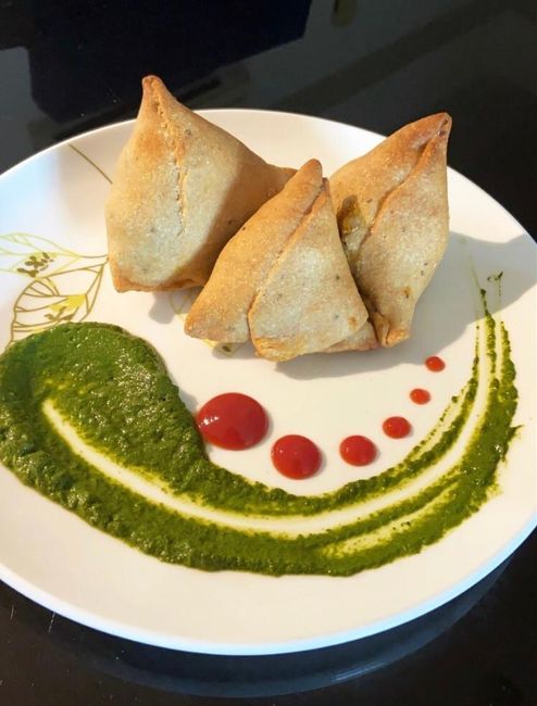 Made Samosaas today and reminisce our dates today☺️ 1