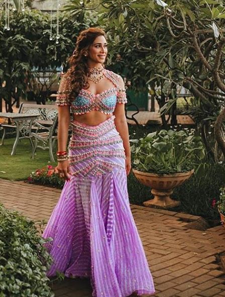 Sucha unique patterned lehenga it is! 😍 1