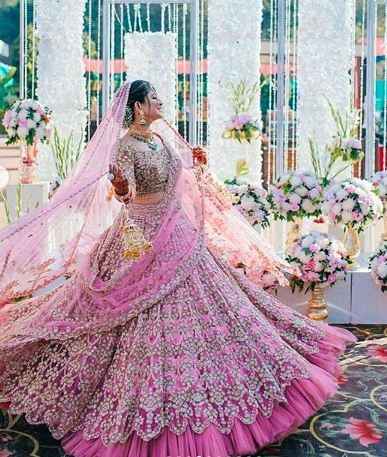 I'm going head over heals on these pink lehengaas! - 1