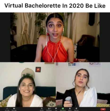 Virtual bachelorette in 2020 be like - 1