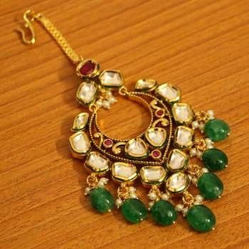 Which one will look better with my blue reception gown? - 2