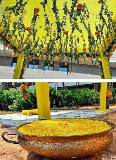 Thats some really pretty Haldi decor ideas! - 2