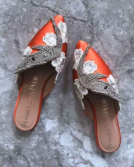 Look at these Sparkly diamond studded footwear guys!!🤩💎 - 1