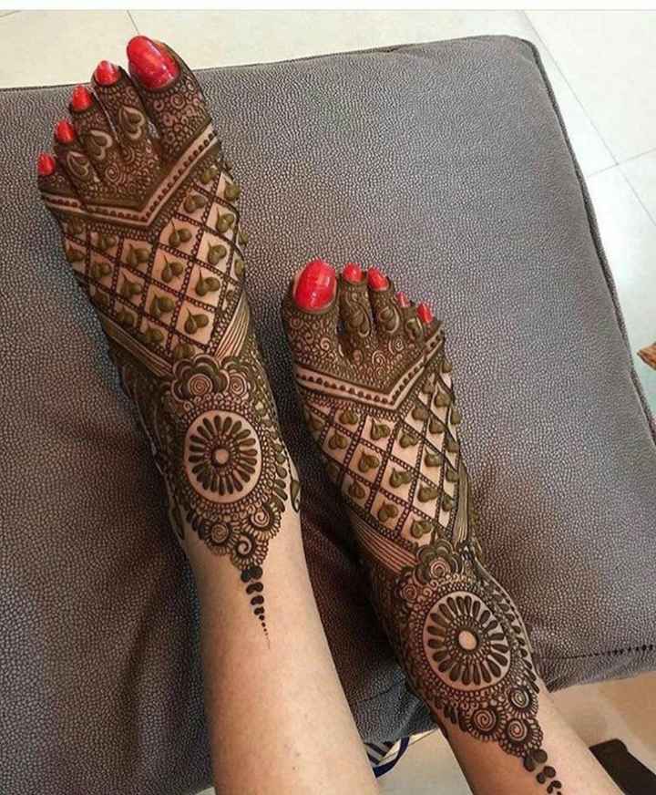 Looking for foot mehndi designs - 1