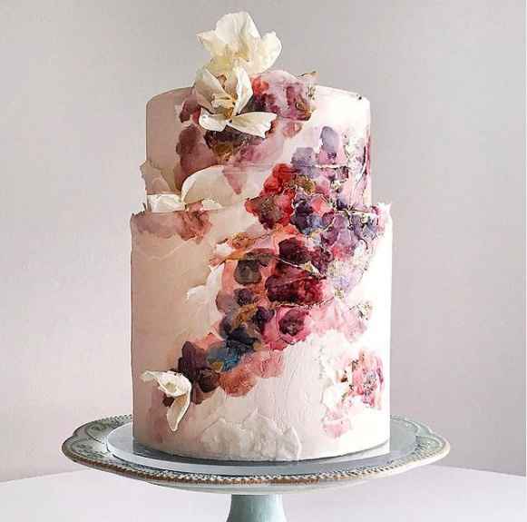 This cake design is so unique and apt for a wedding ceremony! - 1