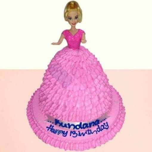 Strawberry Doll Cake