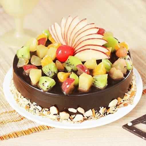 Chocolaty Fruit Cake