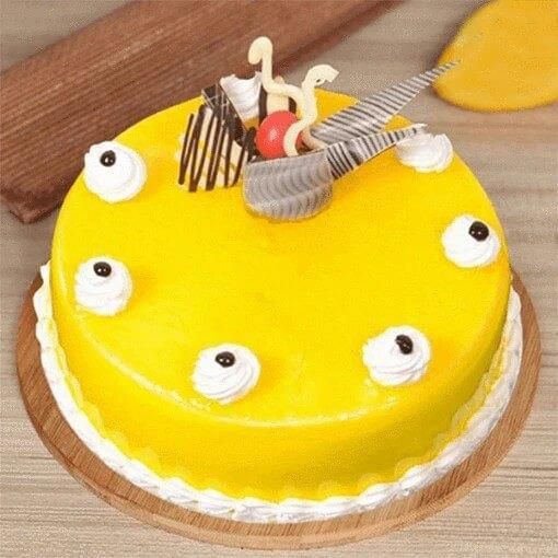 Eggless Mango Cake