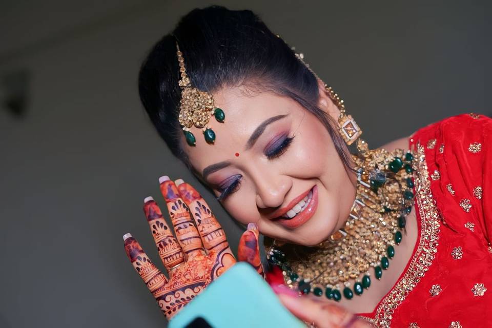 Bridal makeup