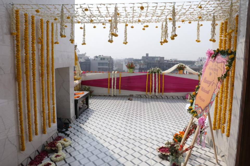 Home Terrace Mehendi