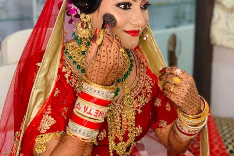 Bridal makeup