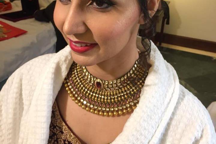 Bridal makeup