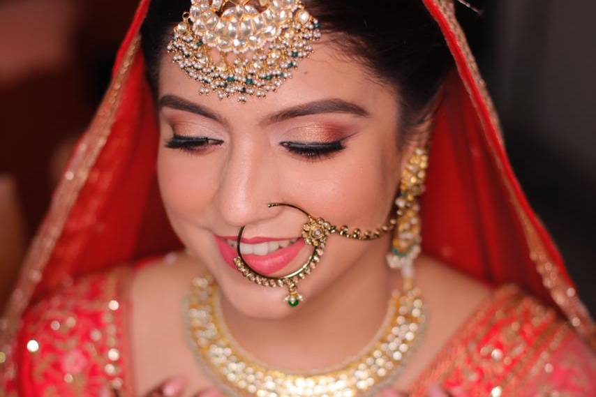 Bridal makeup