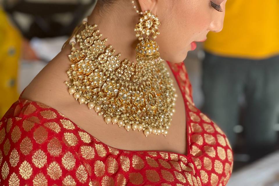 Bridal hairdo