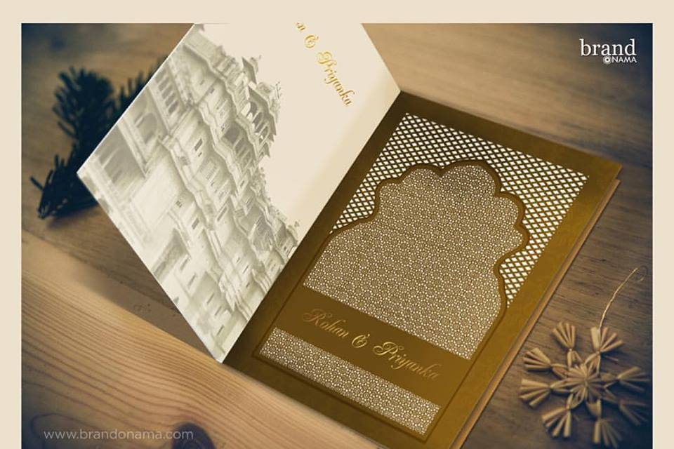 Wedding card design sample