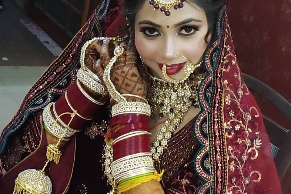 Bridal makeup