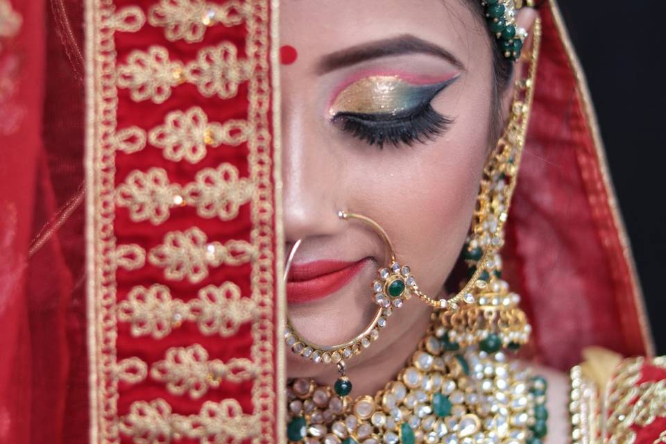 Bridal makeup