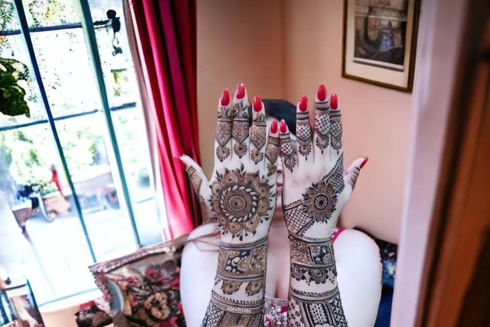 Bridal mehndi