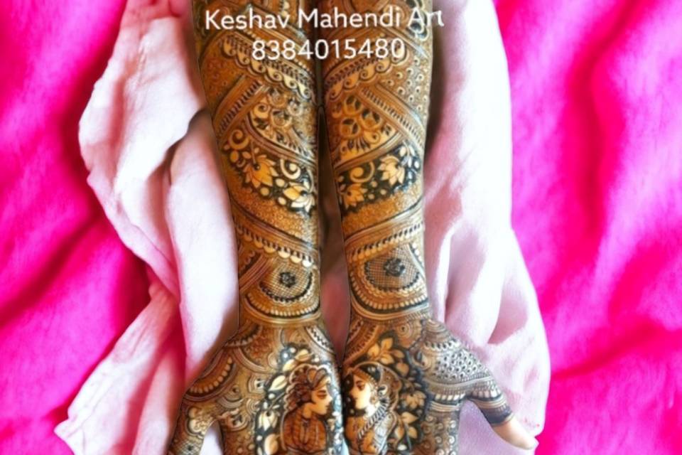 Bridal mehndi