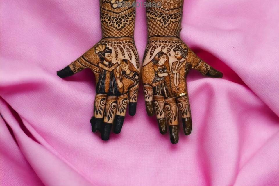 Bridal mehndi