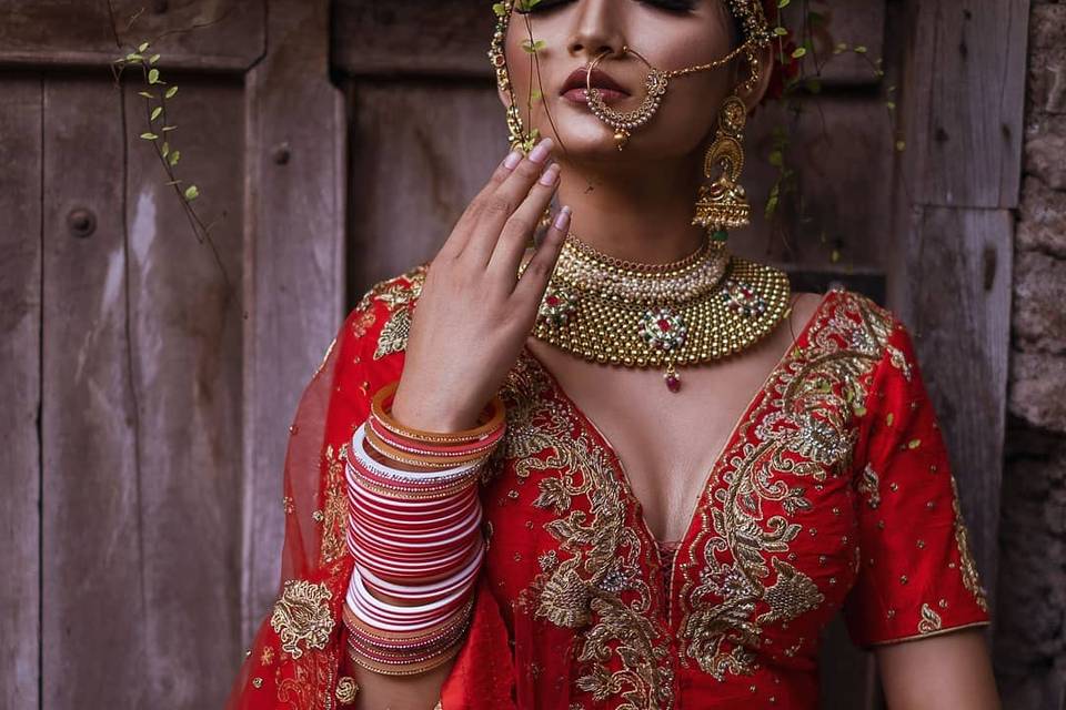 Bridal look