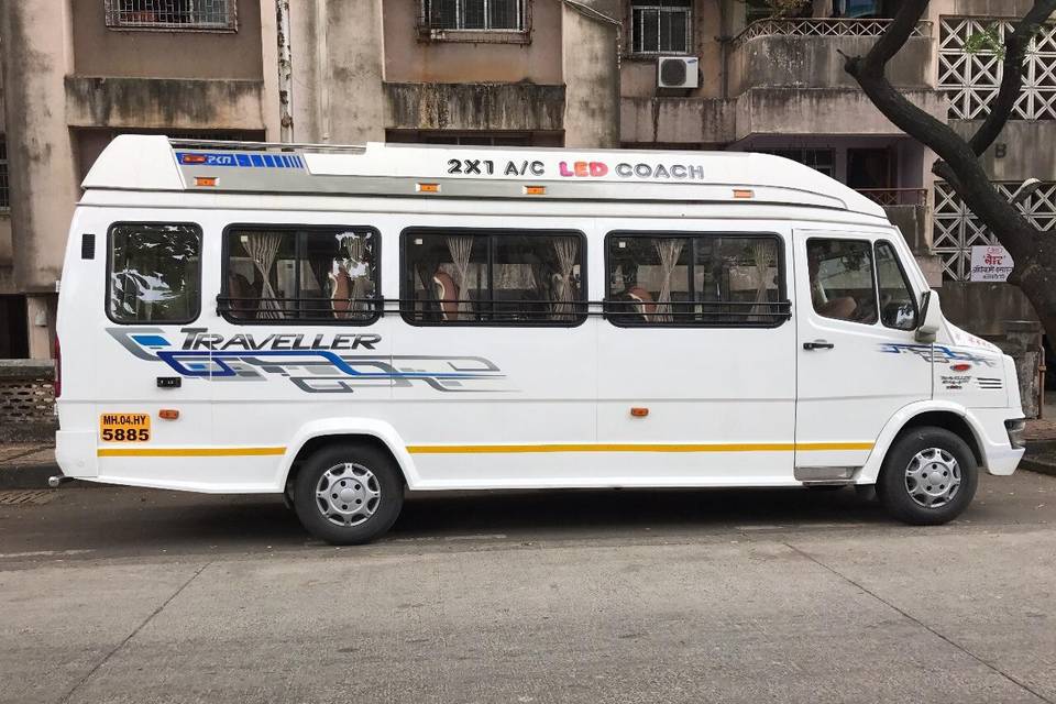 17 seater ac tempo traveller