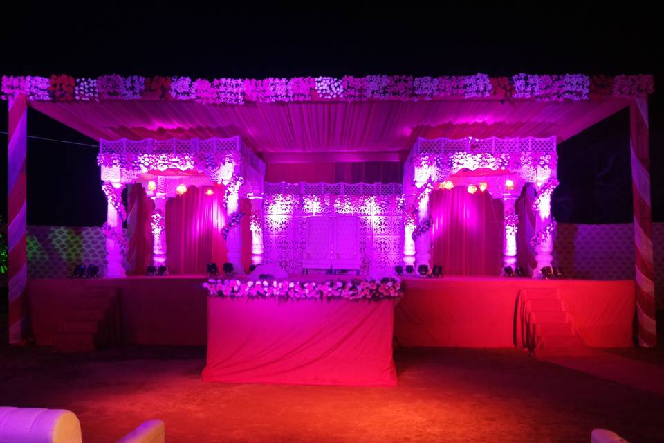 Stage decoration specially for
