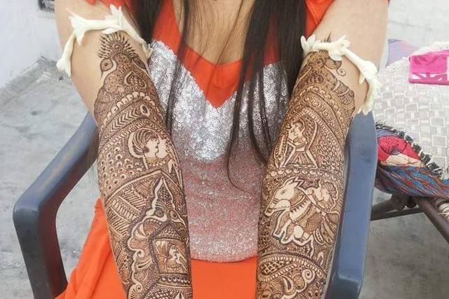 Beautiful Mehndi Designs for Fingers and Hands