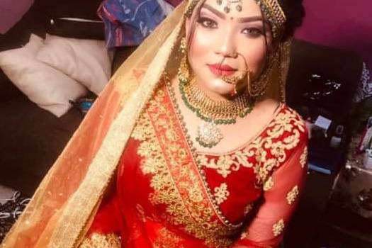 Bridal makeup