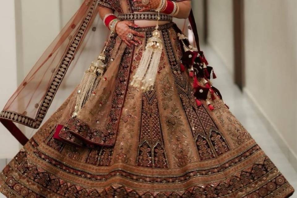 Bridal lehenga