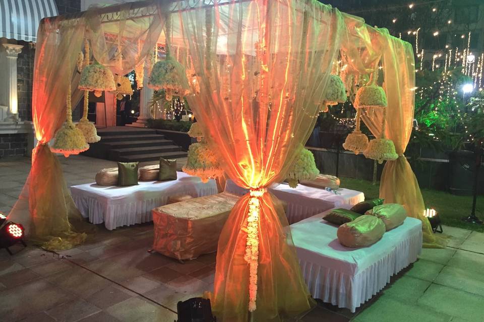 Vidhi mandap set up