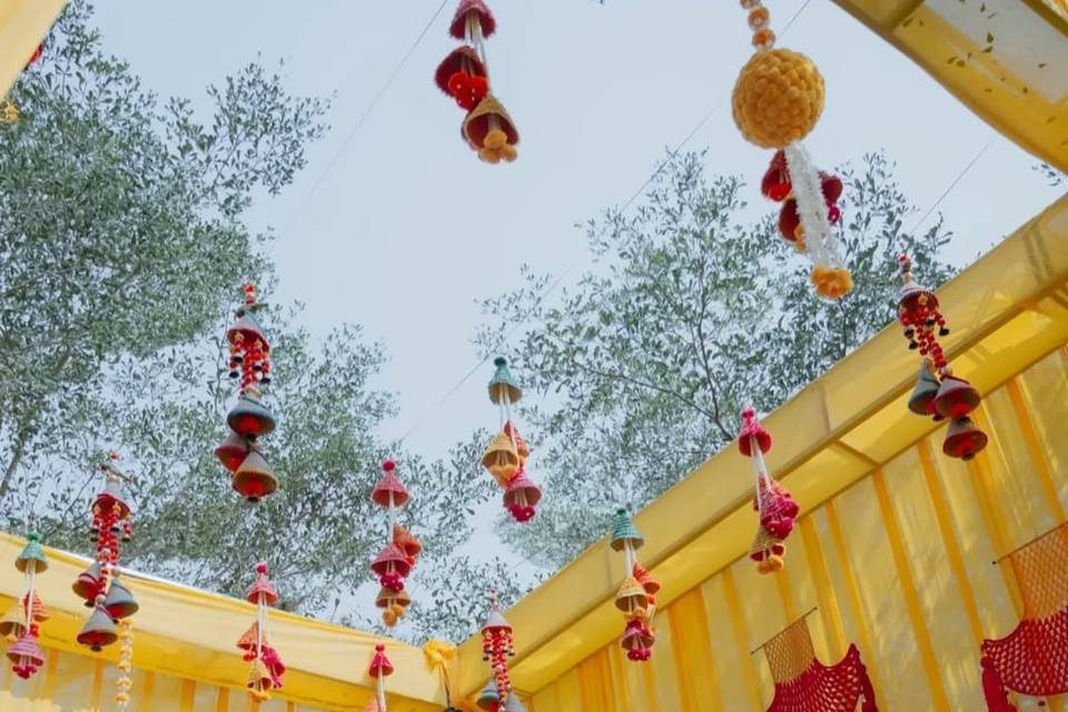 Haldi decor