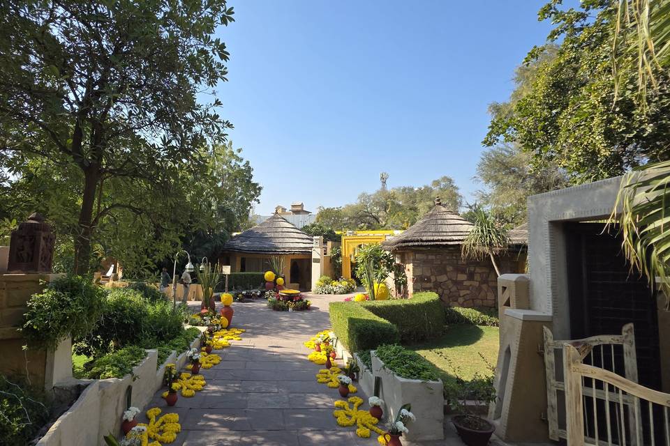 Entrance decor