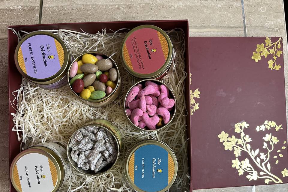 Candles/Chocolates in box