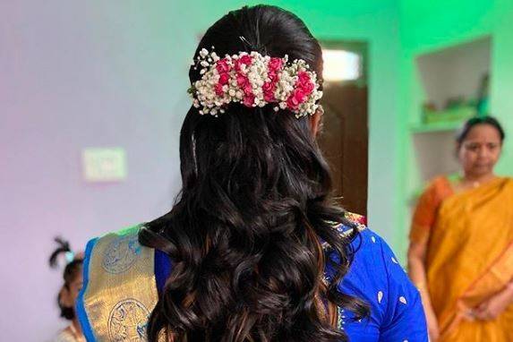 Easy hairstyle for baby shower #hairstyle #longhairs  @sangeetasinghhairstyles - YouTube