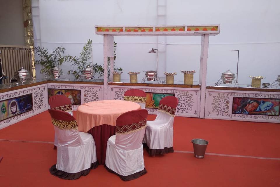 Catering setup