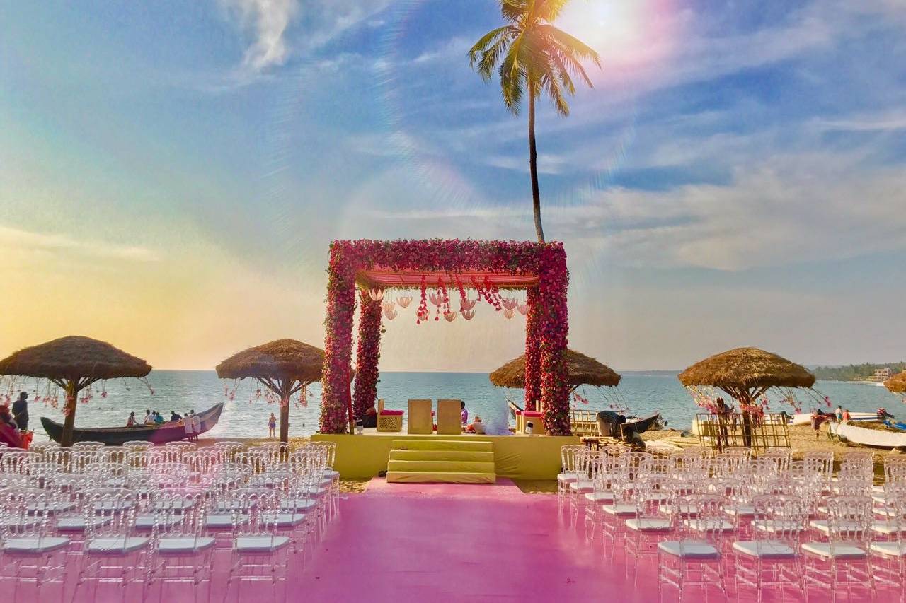 leela kovalam wedding cost