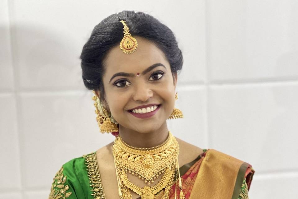 Bridal muhurtham look